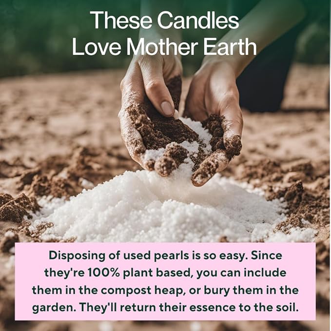 LILY LADUE 1lb/16OZ Pearled Candles Sand and Wicks with Copper Bowl - White Unscented Plant-Based Pearl Sand Wax with 24 Wicks, Gift-Ready DIY Candle Making Kit with Reusable Powder Wax Beads