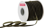 Nylon Velvet Ribbon Single Faced,1/4 Inch X 50Yards Spool (Moss Green)
