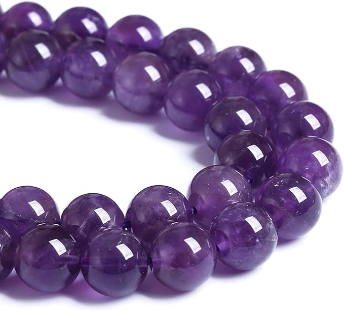 4MM 86PCS Natural Stone Purple Amethyst Crystal AAA Grade Quartz Beads for Jewelry Making DIY Bracelet