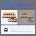 LONGER RAY5 10W Laser Engraver with Air Assist & LightBurn Camera, Auto Positioning & Capture, High-Precision Laser Cutter for Wood, Metal, Acrylic, Tumblers & Cylindrical Objects