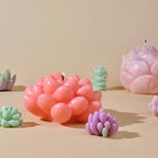 Large Flower Succulent Candle Mold Resin Casting Silicone Molds for Home Decor & Candle Making Wave Spiral Mold