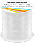 Paxcoo 0.8mm Elastic String, Stretchy Bracelet String Crystal String Bead Cord for Bracelet, Beading and Jewelry Making (120 m)