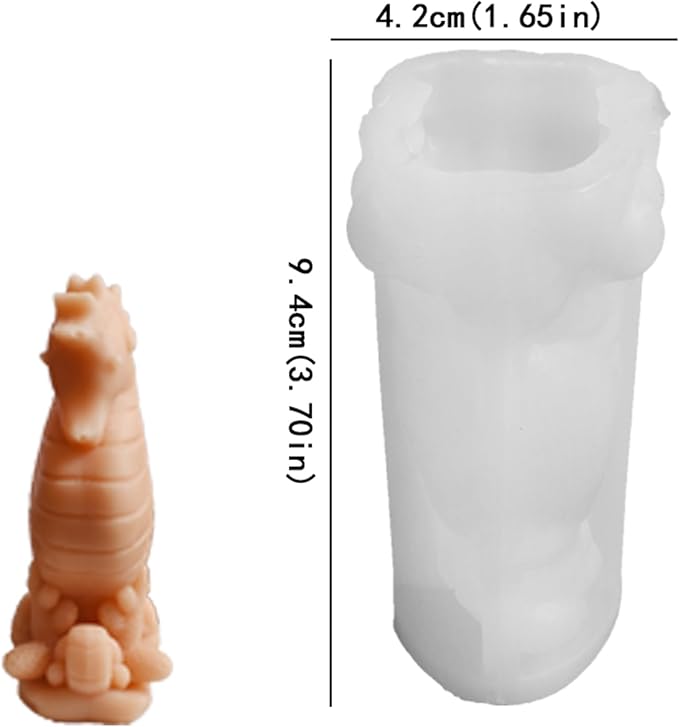 Conch Animal 3D Silicone Mold for Resin Casting & Candle Making