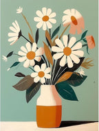 Lzyueyuan Flowers Stamped Cross Stitch Kits for Adults Beginner,Cross Stitch Ornament Kits Counted Embroidery Needlepoint Kits Home Decor 11.8X15.7inch