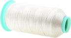 Mandala Crafts Bonded Nylon Thread Off White Heavy Duty Sewing Threads - 1100 YDs Size 92 280D T90 Tex 90 Thread for Leather Jeans Weaving Outdoor Marine Upholstery Threads
