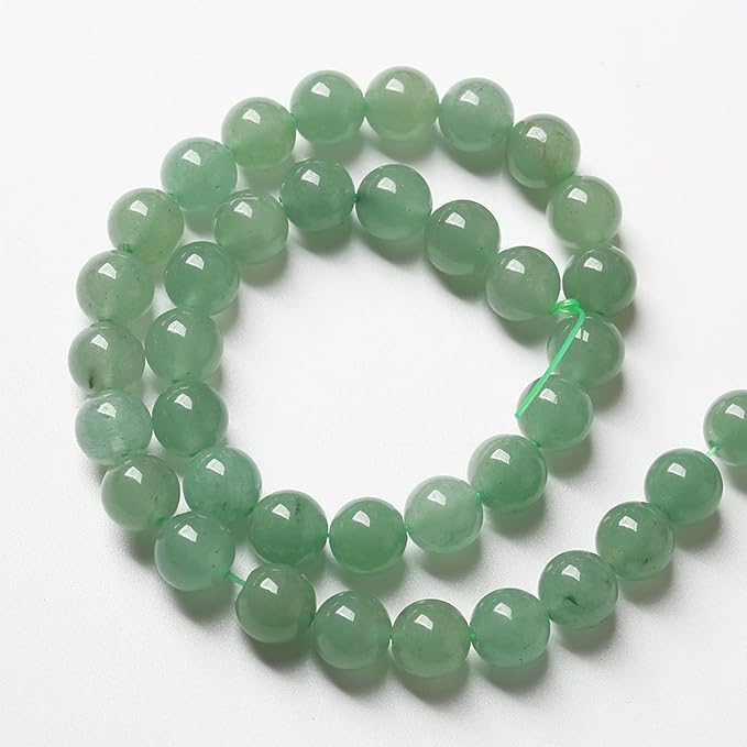 6MM 60PCS Natural Stone Green Aventurine Gemstone Loose Beads for Jewelry Making DIY Bracelet 1 Strand