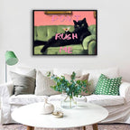 Lzyueyuan Cat Stamped Cross Stitch Kits for Adults Beginner, AbstractCross Stitch Ornament Kits Counted Embroidery Needlepoint Kits Home Decor 15.7 X 11.8 inch