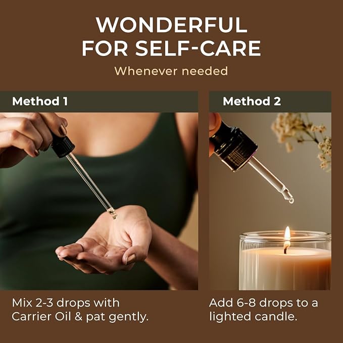 Gya Labs Rose Geranium Essential Oil - 0.34 Fl Oz - for Hair, Skin, Diffuser, Aromatherapy & DIY Candle Making Scent