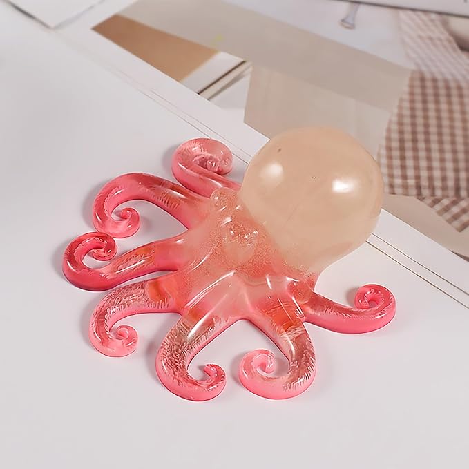 Octopus Candle Mold - Silicone Resin Casting Molds for Candle & Resin & Soap Craft Supplies
