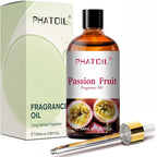 PHATOIL Passion Fruit Fragrance Oils for Aromatherapy, 3.38FL.OZ Diffuser Oils for Home, Perfect for Aromatherapy, Humidifiers, Yoga, DIY Candle and Soap Making - 100ml