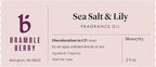 Bramble Berry Sea Salt and Lily Fragrance Oil 2 oz | Fresh Floral Ocean Scent for Soap Making, Candles, Lotion, Bath Bombs & Perfume | Skin Safe, Vegan, Paraben & Phthalate Free