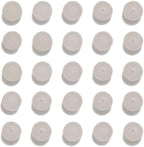 NCB Natural Stone Beads Gemstone 100pcs 8mm Round Loose Beads with Elastic String for Jewelry Making, Includes Elastic String and Beading Needle (White Jade, 10mm 100Beads)