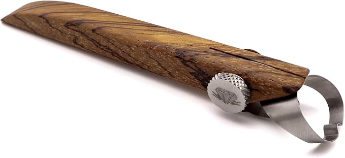 The Original DiamondCore Tools Handheld Extruder, Pottery Handle Making Tool, Clay Sculpting Tools, Slab Extruder Pottery Tool (R7 Single Groove)