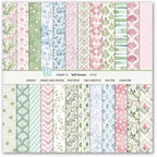 Scrapbook Paper 12x12, 24 Sheets/24 Designs Double-Sided Colorful Style Scrapbooking Pad Decorative Paper for Junk Journals Greeting Cards Decoration