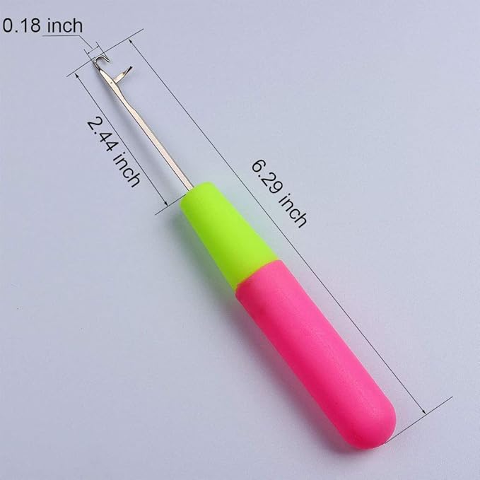 Ylkgogo Latch Hook Rug Kits for Kids Adults Needlework Cross Stitch Kits Printed Canvas Home Decoration 20.5" X 15" (Rose)