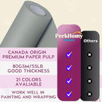 SMART&CASUAL 15" x 450" (37.5') Kraft Paper Roll for Art Craft Supplies Gift Wrapping Moving Packing Kids Painting Drawing Paint Easel Poster Chart Paper (Light Grey, 15" W x 450" L (37.5'))