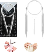 10 mm Circular Knitting Needles US15 |40 inches/100 cm | Suitable for Beginners to Knit Sweaters, Scarves, Blankets and Other Projects!