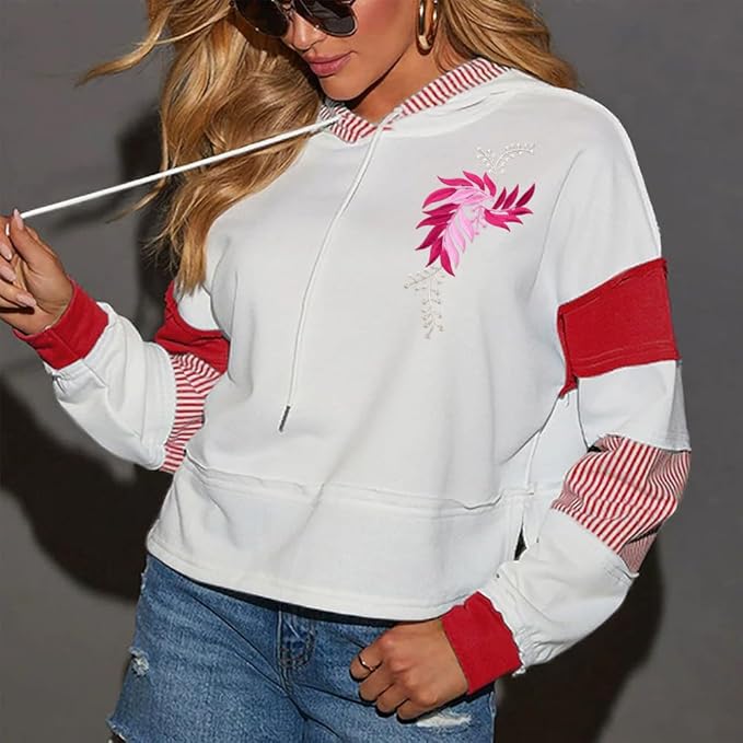 GORGECRAFT 4Pcs Long Patch Leaf Vine Iron on Applique 11 x 5.3 Inch Leaves Plants Decorative Embroidered Sew on Patches Appliques for Garment Curtain Pillow Jeans Clothing Embellishments Violet Red