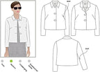 Style Arc Sewing Pattern - Harriet Jacket (Sizes 18-30)