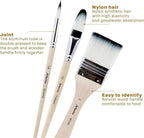 Artecho 32 PCS Paint Brushes for Acrylic Painting, Acrylic Paint Brushes for Oil, Watercolor, Acrylic, Gouache and Canvas Painting