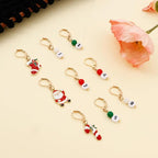 DoreenBeads Stitch Markers for Crocheting and Knitting, Alloy Enamel Crochet Marker Crochet Gifts for Knitting Weaving Sewing Accessories Quilting Jewelry Making