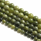 160PCS 4MM Natural Stone Chinese Green Jade Loose Beads for Jewelry Making DIY Bracelet Necklace