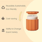 BOOWAN NICOLE Candle Vessel Silicone Mold for Concrete, Candle Jar Planter Molds Silicone Mould for DIY