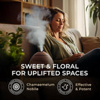 Gya Labs Roman Chamomile Essential Oil - 0.34 Fl Oz - for Hair, Skin, Diffuser, Aromatherapy & DIY Candle Making Scent