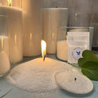 Pearled Candle Extra Wicks 200 Pack for Pearled Candle Making - 2 Inch White Cotton Candle Wicks for Candle Making DIY