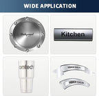 OMTech Laser Marking Spray, Metal Laser Marking Fluid for CO2 Laser Engravers, 8oz Aerosol High Contrast Black Spray for Laser Engraving Metal, Laser Ink Agent for Aluminum Stainless Steel Brass More