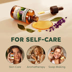 KUKKA Patchouli Essential Oils - 4 Fl Oz - for Hair, Skin, Diffuser, Aromatherapy & DIY Soap Making Scent