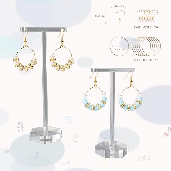 Clay Beads 8000 Pcs 2 Boxes Bracelet Making Kit - 24 Colors Polymer Clay Beads for Bracelet Making Set - Heishi Disc Beads for Jewelry Making kit with Charms and Gift Pack for Girls