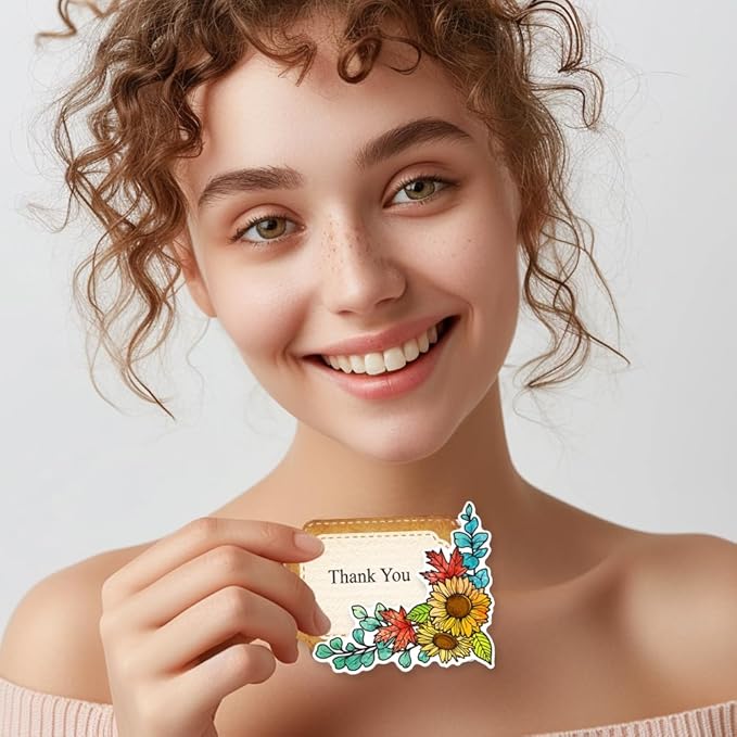 GLOBLELAND Autumn Corner Clear Silicone Stamps for DIY Card Making Pumpkin Silicone Transparent Stamp Sunflower Leaf Decorative Clear Stamps for Scrapbooking and Photo Album Journal Decoration