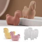 2 Pack Large and Small Horse Resin Mold - Resin Casting Silicone Molds for Home Decor & Candle Making Wave Spiral Mold