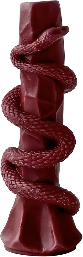 Snake Molds Animal Resin Mold - Resin Casting Silicone Molds for Home Decor & Candle Making Wave Spiral Mold