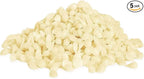 5-lb Pure White Beeswax pellets - for Candles in All Shapes and Sizes, Beeswax Balm, Lip Balm, soap Making Supplies,Craft Projects DIY (80 oz).