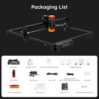 ATOMSTACK A5 Pro V2 5W Laser Engraving Machine, Laser Cutter for Beginners, 400 mm/s and with 400 x 400 mm Working Area, for Leather, Ceramic, Dark Acrylic, Coated Metal, Stainless Steel etc.
