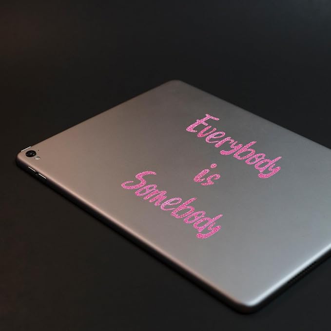 810 Pieces 10 Sheets Self-Adhesive Glitter Letter Stickers, Alphabet Number Stickers for Mailbox, Notebook, Window, Classroom Decor, Door, Business, Address Number (Pink,1 Inch)