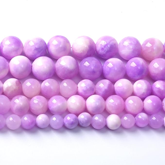 36pcs 10mm Natural Pink Starry Galaxy Persian Jade Gemstone Beads Round Loose Spacer Beads for Jewelry Making DIY Bracelets Necklaces 15" (Pink Starry Persian Jade, 10mm)