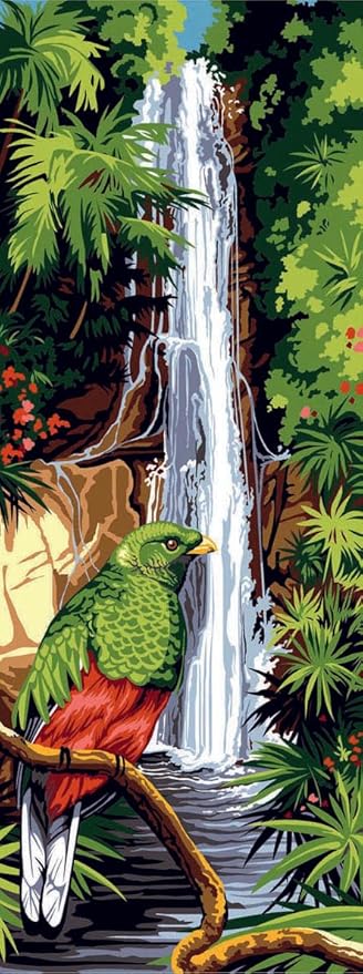 Wizardi Needlepoint Canvas for halfstitch Without Yarn Quetzal SE950.139 Seg De Paris
