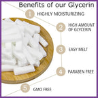 10 lbs Shea Butter Soap Base Goat Milk for Soap Making, Natural Organic Goats Milk Melt and Pour Base Bulk, Glycerin Vegan, Easy to Cut