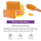Honey Shea Butter Soap Base Gift Set Vegan,Making Supplies,DIY Handmade Soap Base Natural,Organic,Easy to Cut - 2 lbs