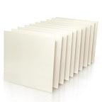 1/8" White | Maker Boards Colors Line of Double Sided Painted Basswood Plywood Sheets, 12x12 inches, 1/16th and 1/8th Thickness, 17 Colors Available, Laser Safe, Diode Laser Compatible.