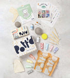 Pott'd Air Dry Clay for Adults. Beginners Home Pottery Kit for Adults. DIY Craft Kit for Adults. Kit Includes: Air-Dry Clay for Adults, Tools, Paints, Brushes, Sealant, How-to-Guides