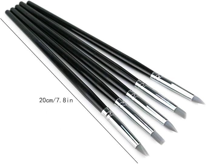 20pc Silicone Clay Sculpting Tools - Shaping, Modeling, Carving Set for Pottery, Sculpture