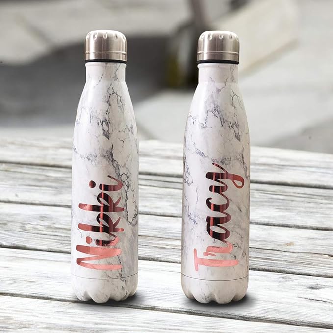 TECKWRAP Rose Gold Chrome Vinyl Wrap Metallic Permanent Vinyl 1ftx5ft