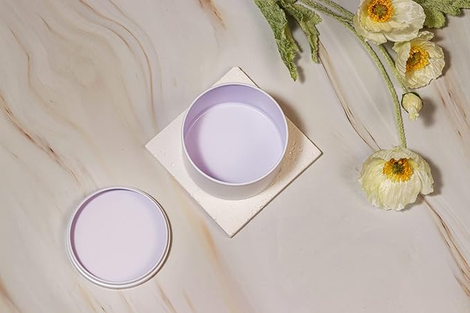 Tins With Lids, 3 Wicks Containers 12 Pack 14oz/420ml Seamless Bulk for Candle Making Supplies Wholesale Empty Jars - White