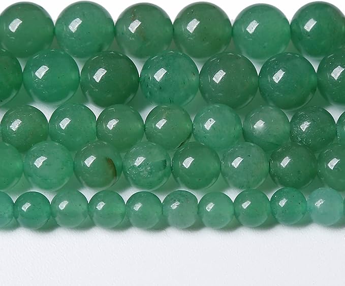 4MM 86PCS Natural Stone Green Aventurine Gemstone Loose Beads for Jewelry Making DIY Bracelet 1 Strand