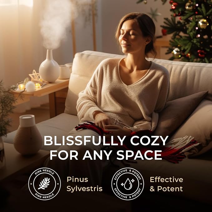 Gya Labs Pine Needle Essential Oil - 0.34 Fl Oz - for Hair, Skin, Diffuser, Aromatherapy & DIY Candle Making Scent