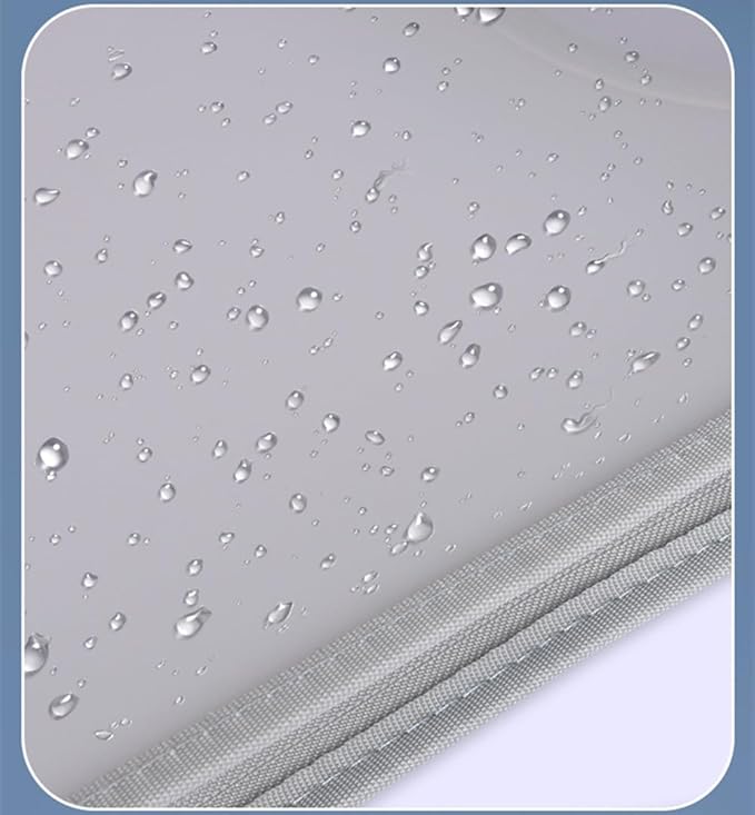 Shulaner Plastic Art Portfolio Folder with Zipper and Handle Large Waterproof Bag Artwork Storage Container for Drawing Sketch Photography Poster Files Document White